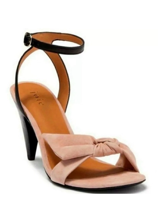 Joie Shoes - NWT JOIE Oleta Colorblock Sandal Suede Bow Leather Ankle Strap\Heel 7 MSRP $298